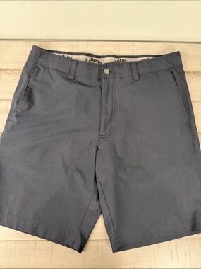 🏌️Callaway Men’s Flat Front Golf Pants Gray Stretch Performance Trouser Size 34